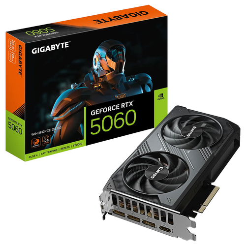 [GV-N5060WF2OC-8GD] Nvidia RTX 5060 Gigabyte Windforce 8Gb GDDR7