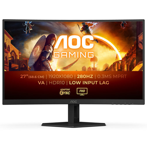 [C27G4ZXE] Moniteur 27" Incurvé AOC C27G4ZXE /FHD 280Hz Dalle VA 0.3Ms