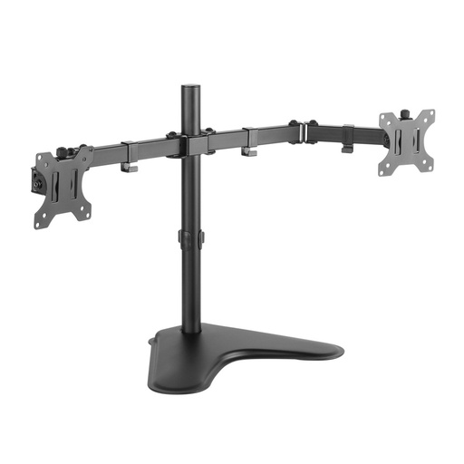 [283322] Support 2 écrans à poser inclinaison +/-15° - 13"/32" - Vesa 100 x 100
