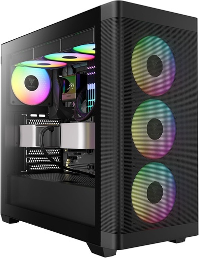 [16333-52A61-40000-G] Boitier Gamdias Athena M3 Noir RGB ATX