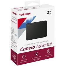 [HDTCA20EK3AA] Disque Dur Ext. 2To USB3.2 Toshiba Canvio Advance 2.5"