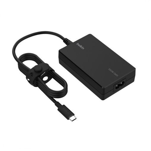[INC016VFBK] Chargeur secteur USB Type C + 1 câble USB-C > USB-C 2.5M 100W PD Belkin