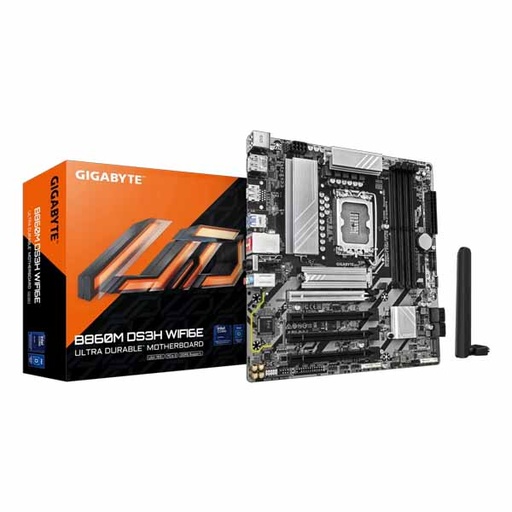 [B860M DS3H WIFI6E] Carte mère Micro-ATX Gigabyte B860M DS3H WIFI6E DDR5 (Socket 1851)