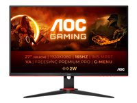 [Q27G4XF] Moniteur 27" AOC Q27G4XF Dalle QHD 180HZ Fast IPS 1MS