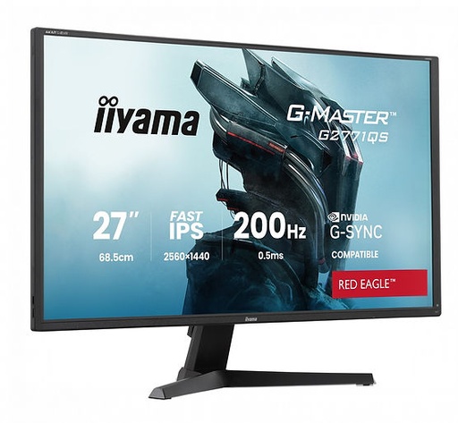 [G2771QS-B1] Moniteur 27" IIyama G2771QS-B1 Dalle QHD 200Hz 0.5Ms