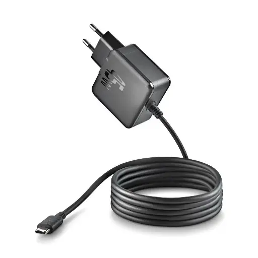 [GAN45W-C] Chargeur secteur USB Type C 1.5M 45W PD NGS (Noir)